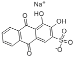 9,10-Dihydro-3,4-dihydroxy-9,10-dioxo-2-anthracenesulfonic acid sodium salt(130-22-3)